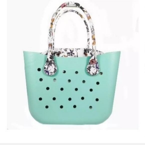 Rubber Tote Charm Bag - Picture 1 of 5